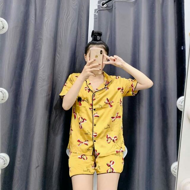 Bộ lụa mặc nhà siêu xinh