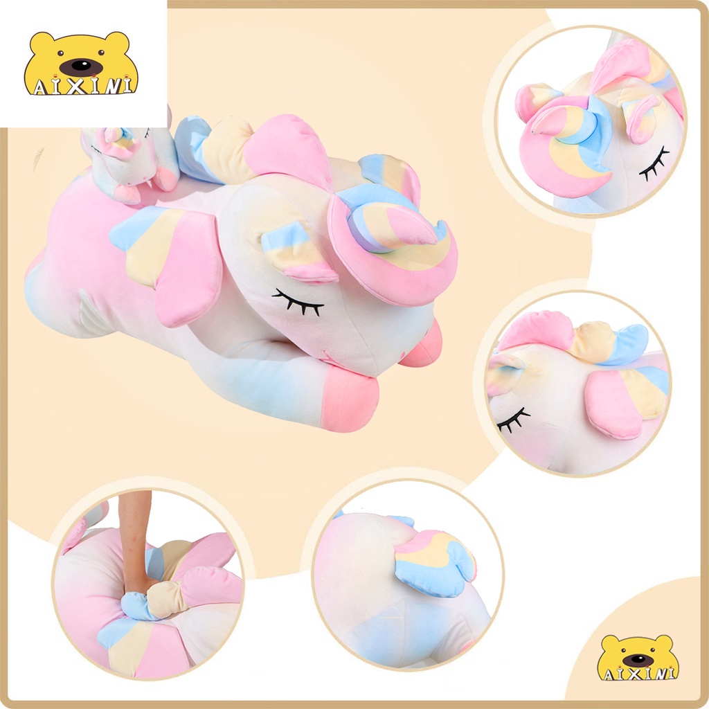 🦄CÓ SẴN🦄Gấu bông ngựa kỳ lân Pony gối ôm thú nhồi bông chất liệu mềm mịn gấu bông giá rẻ cao cấp bảo hành 6 tháng