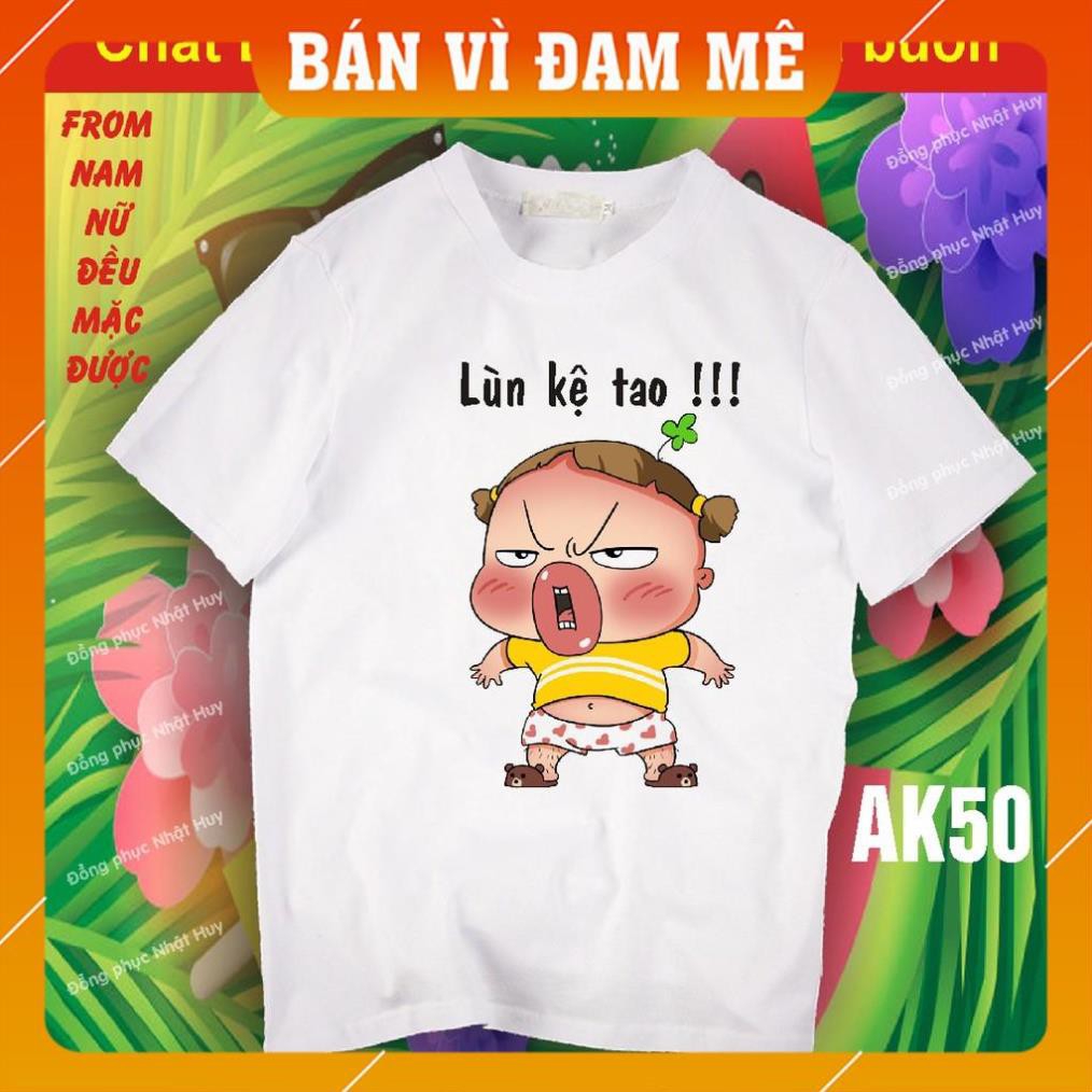 [Mặc Là SANG]  áo phông quỳnh aka đẹp AK 50,cao cấp, bao đôi trả, thun, icoi facebook,biểu cảm, đẹp kệ tao