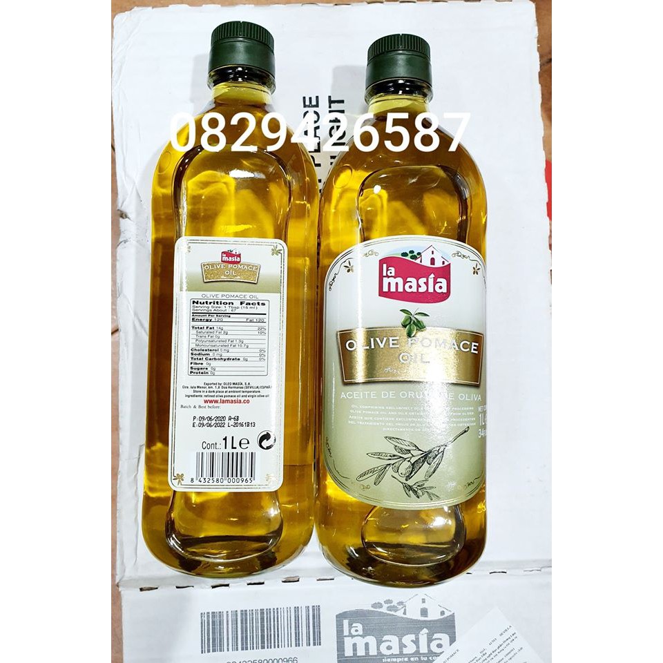 Dầu oliu Lamasia chai 1 lít