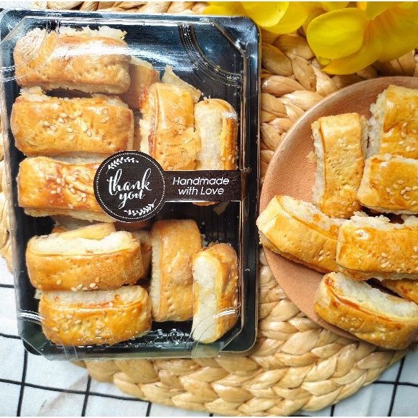 Bánh xếp nhân dừa nướng bơ sữa Hộp 14 bánh