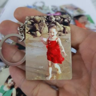 Móc khoá mica in ảnh 2 mặt siêu nét