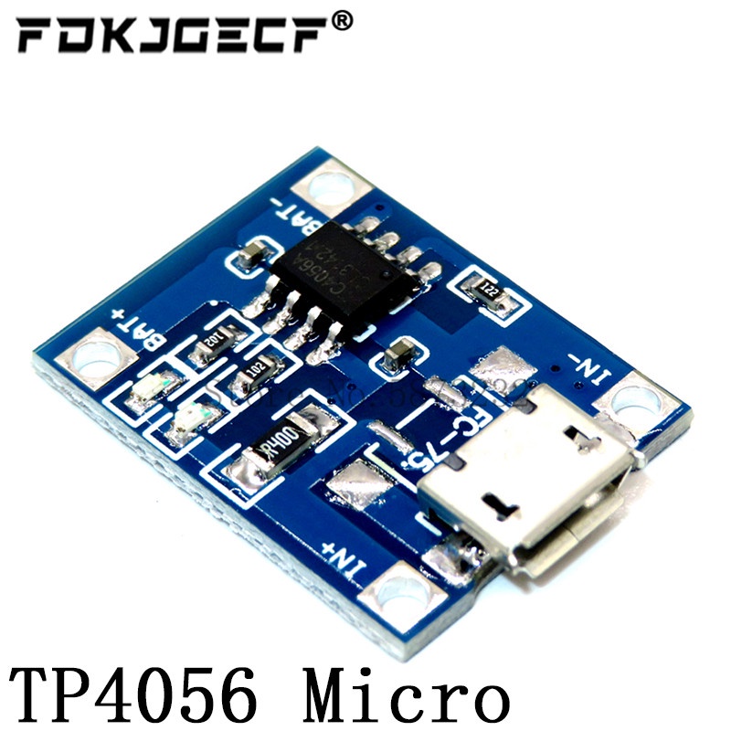 Mô Đun Sạc Pin Lithium Micro USB 5V 1A 18650 TP4056 MT3608 2A DC-DC Chuyên Dụng