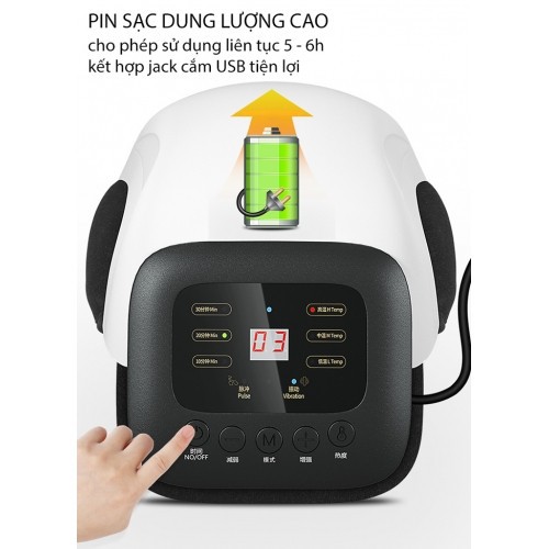 Máy massage đầu gối áp suất khí và tạo nóng chính hãng Ming Zhen MZ-669C - giá tốt