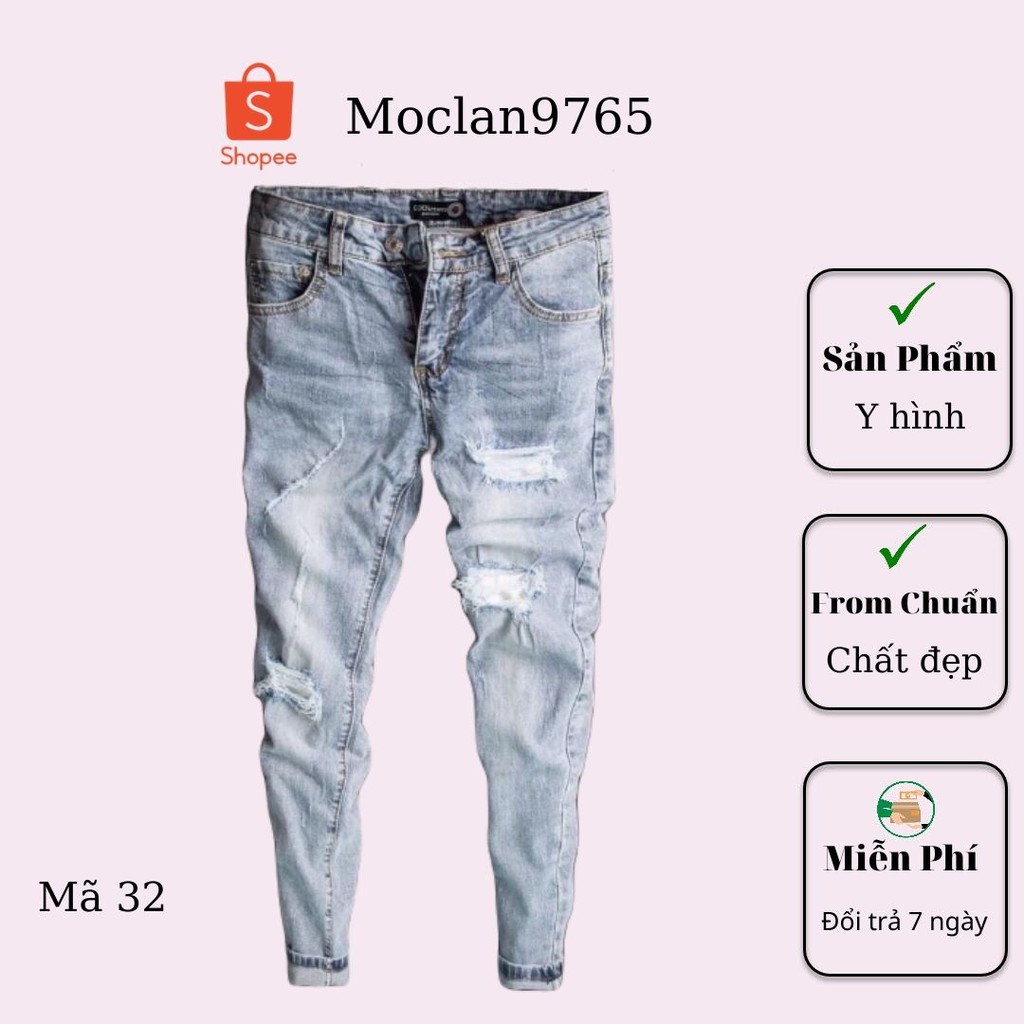 Quần jean nam cao cấp, chất liệu bò ( jean ) mềm mịn, from chuẩn, có nhiều mẫu đi kèm Moclan28