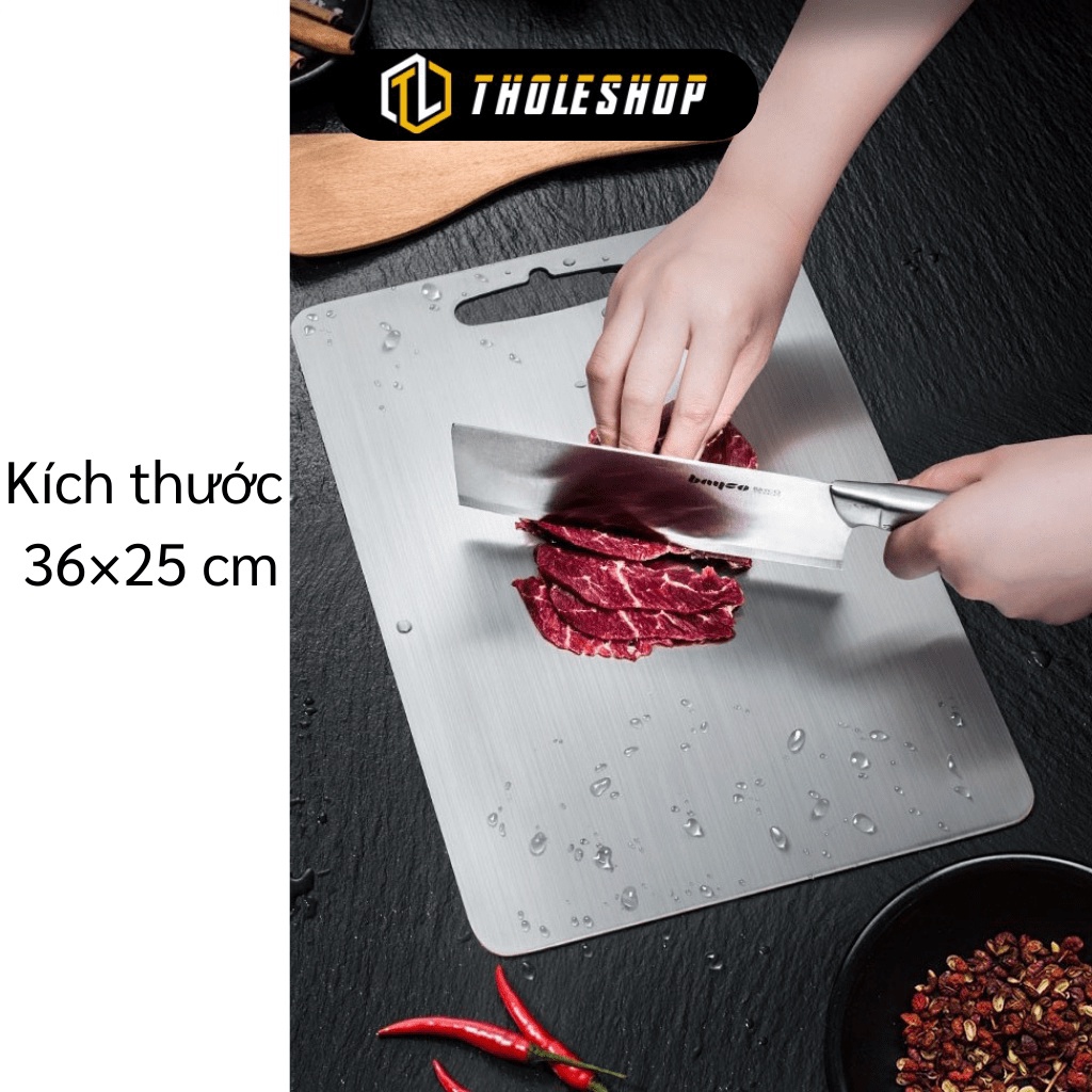 [SGD] Thớt Thép 304 Cao Cấp - Thớt Cắt Thực Phẩm Kháng Khuẩn, Chống Ẩm Mốc Độc Hại 8210