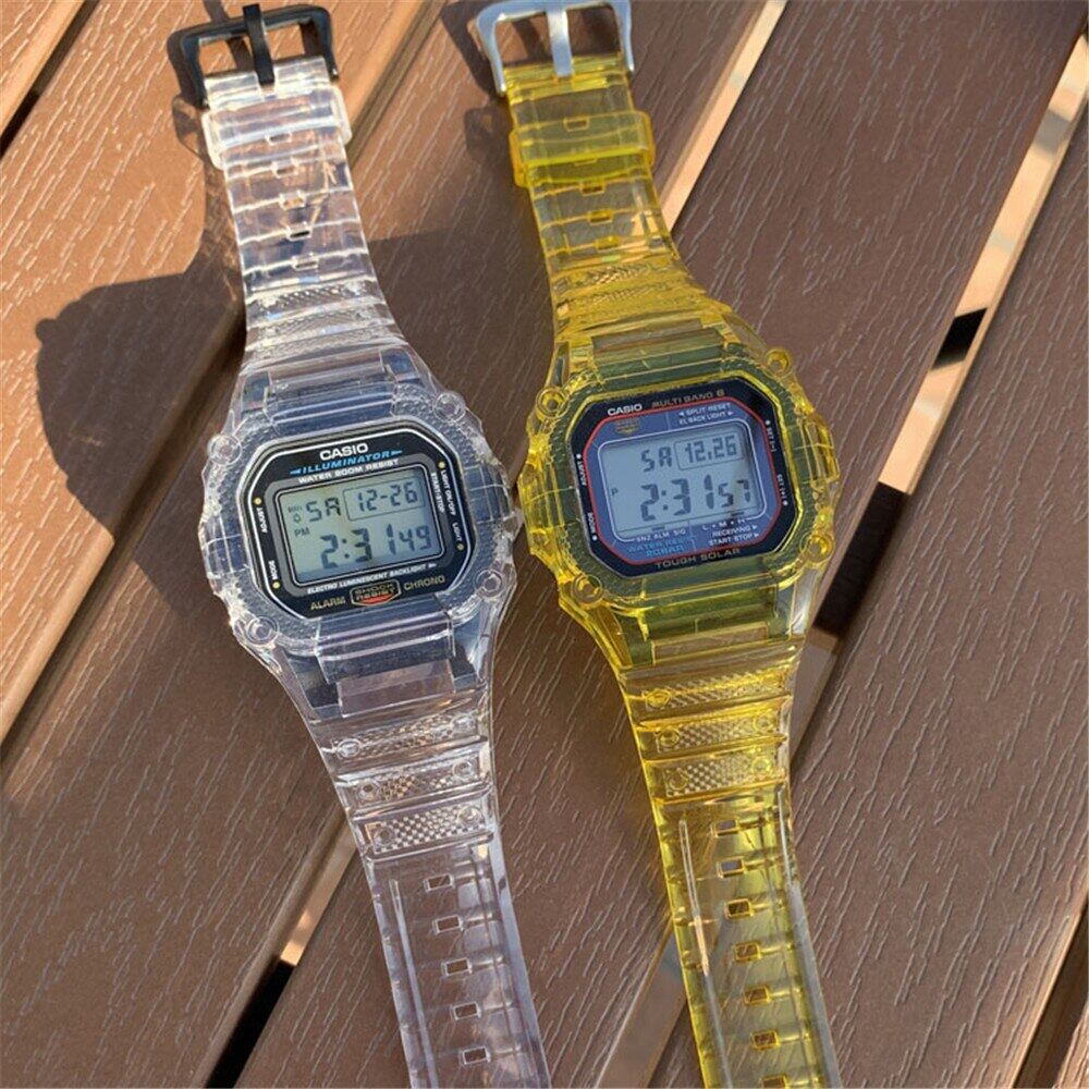 Dây Đeo Đồng Hồ Nhựa TPU + Vỏ, DW-5600 G-SHOCK Cho Casio GW-M5610 M5600 Bộ Casio GLX-5600 Phụ Kiện