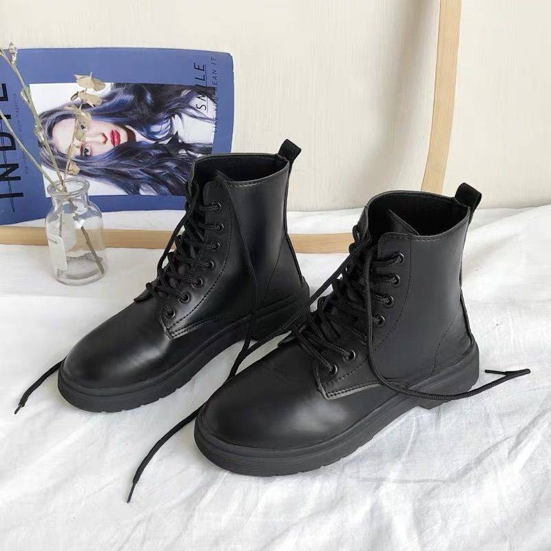 Timberland Giày Bốt Martin Mỏng Cổ Thấp Kiểu Retro Anh Thời Trang Xuân Thu 2020 Cho Nữ