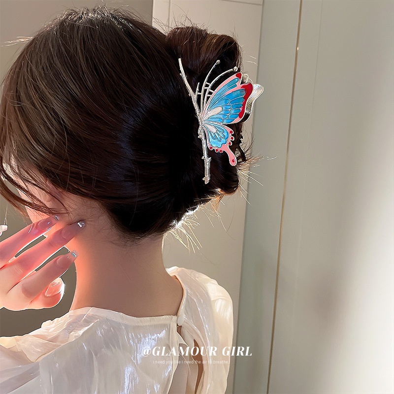 Kẹp Tóc Càng Cua Kim Loại Hàn Quốc Butterfly Nhiều Màu Cho Bạn Gái Mẫu Mới Sang Chảnh Mainia Shop