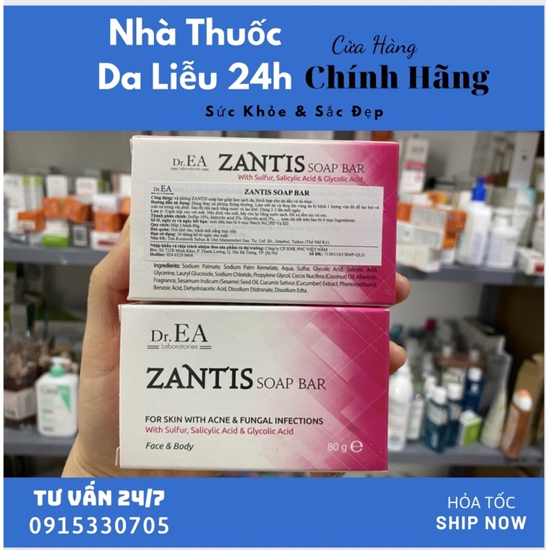 Xà Phòng Y Khoa ZANTIS Soap Bar 80g