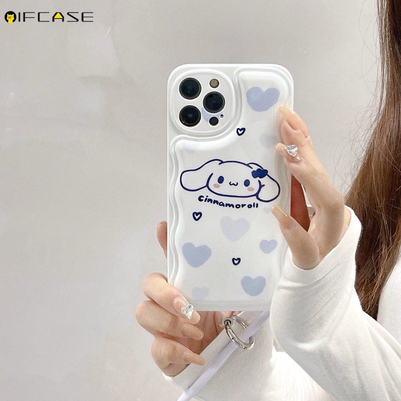 Ốp Điện Thoại Họa Tiết Chú Chó Cinnamoroll Đáng Yêu Cho iPhone 13 12 12 11 Pro Max XS Max XR X