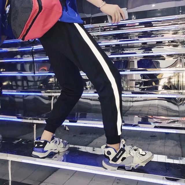 [Freeship đơn từ 0đ] quần jogger Nỉ unisex Sọc Bự nam nữ phong cách ulzzang Wind | BigBuy360 - bigbuy360.vn