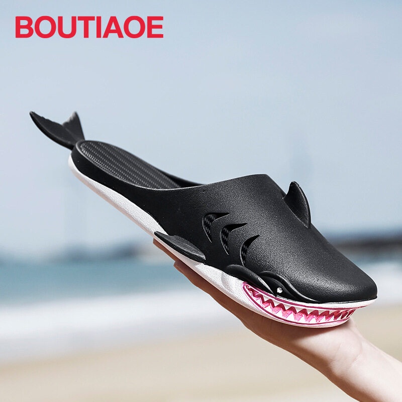 Dép Sandal bou277 Chống Trượt In Họa Tiết Hoạt Hình Dễ Thương Thời Trang Mùa Hè Cho Nam