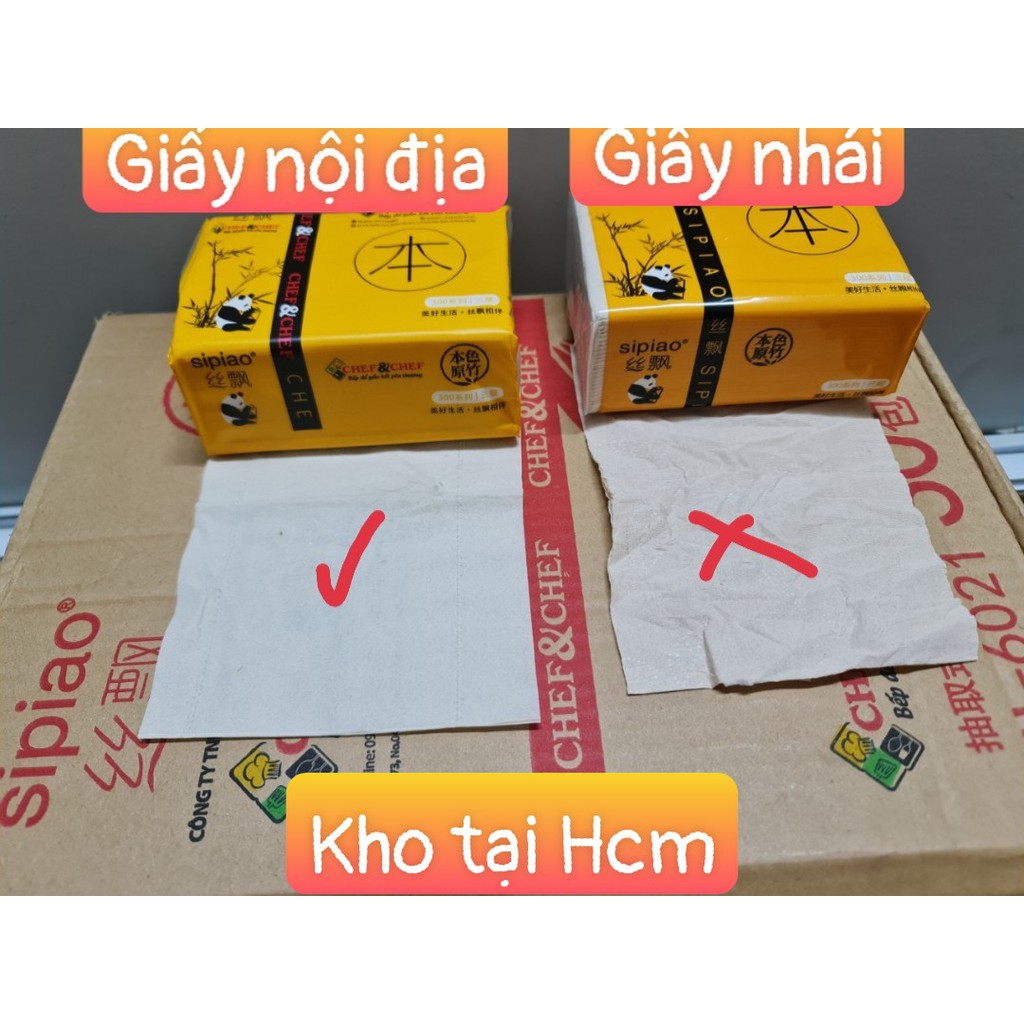 Thùng 30 Gói giấy ăn 💥 HÀNG LOẠI 1 💥 giấy ăn Gấu Trúc Sipiao siêu dai VN-6021 ( Nội đia Trung )