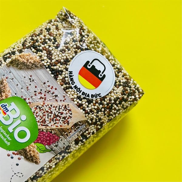 Quinoa (Diêm mạch) 3 màu hữu cơ nội địa Đức Quinoa Tricolore 500g