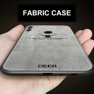 For Huawei Honor 8X Max Case Cloth Distressed Elk pattern Hard Back Cover Cases
