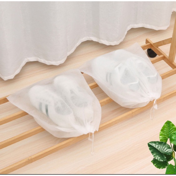 Túi Đựng Giày Đa Năng Vải Không Dệt, Miệng Dây Rút Du Lịch  MN01