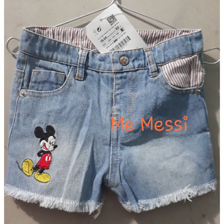 Quần short jeans  Zara bé gái