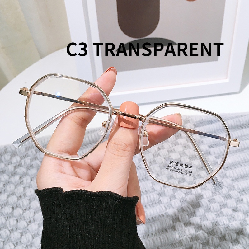 Mắt kính gọng kim loại chốn ánh sáng xanh cá tính