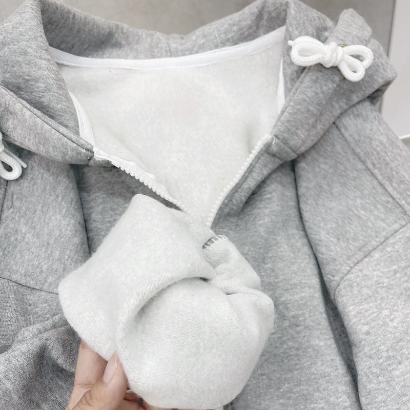 áo khoác nỉ trơn màu xanh unisex ảnh thật SSSTore [ Sẵn) | BigBuy360 - bigbuy360.vn