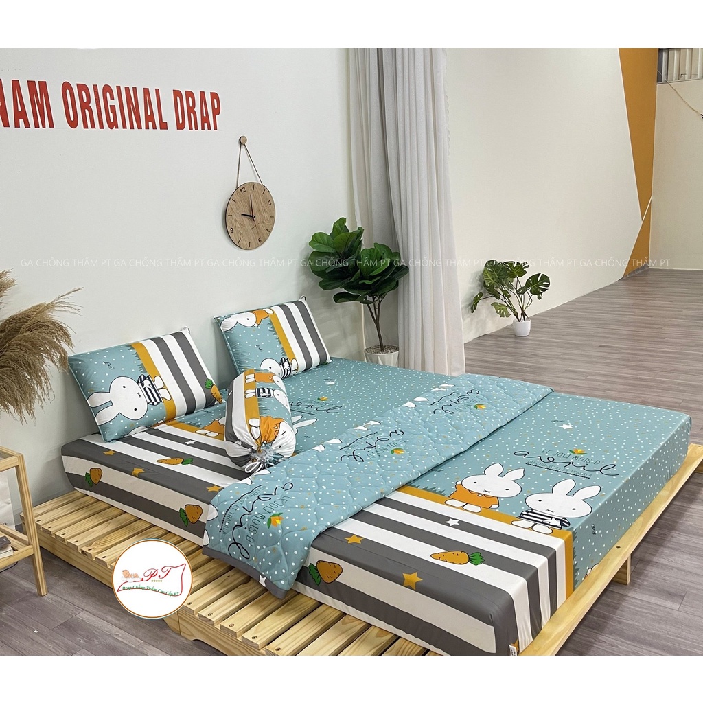 Ga Chống Thấm PT Lụa Organic Siêu Mềm Mượt Mát Mịn Cho Bé