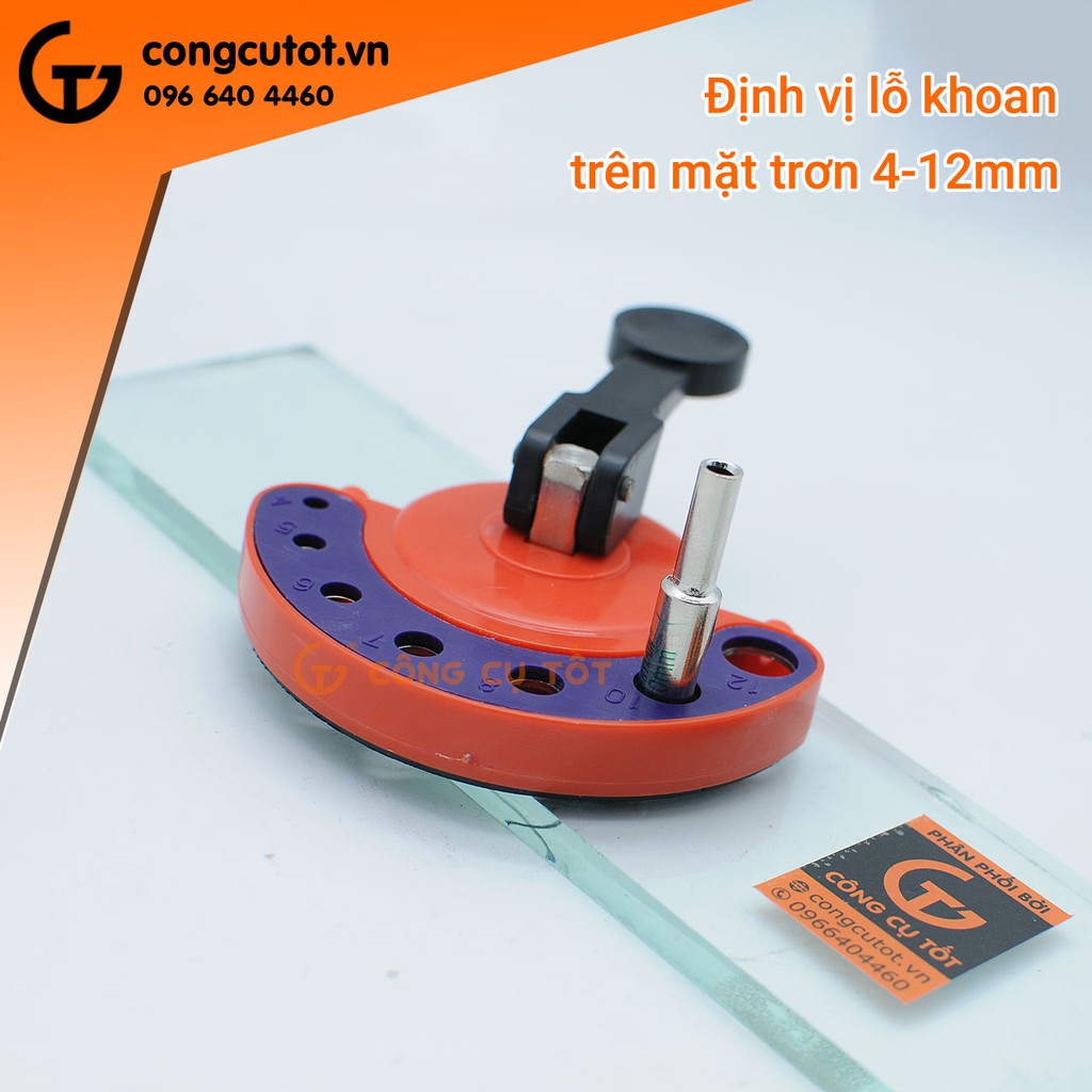 Bộ định vị lỗ khoan kính và gạch men cỡ nhỏ 4-12mm