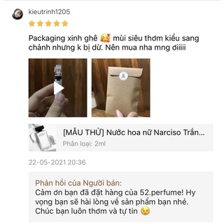 [MẪU THỬ] Nước hoa nữ DG Light Blue EDT - 52.Perfume