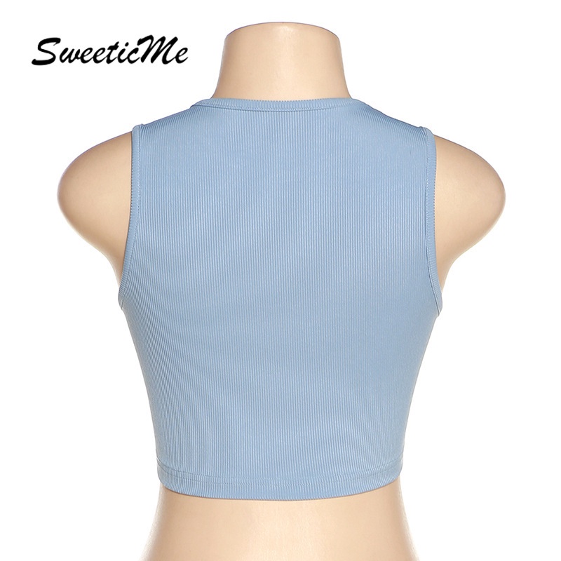Áo Croptop Cổ Tròn Dáng Ôm In Họa Tiết Thời Trang Thời Trang Cho Nữ