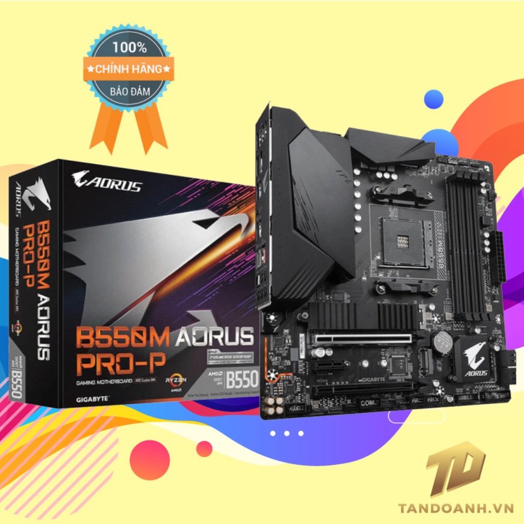 Bo Mạch Chủ Gigabyte B550M AORUS PRO-P (Rev 1.0) – SOCKET AM4