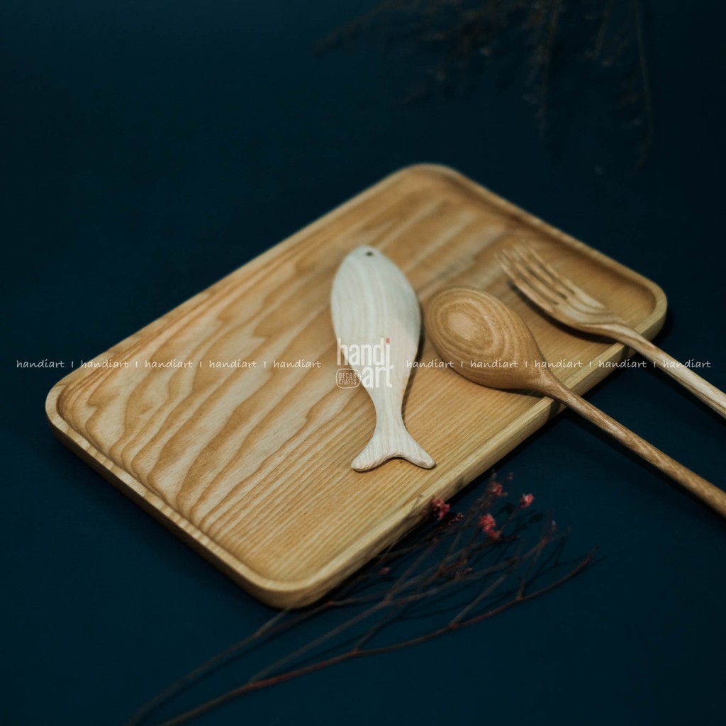 Khay gỗ Phụ kiện - Khay gỗ chữ nhật - Wooden tray