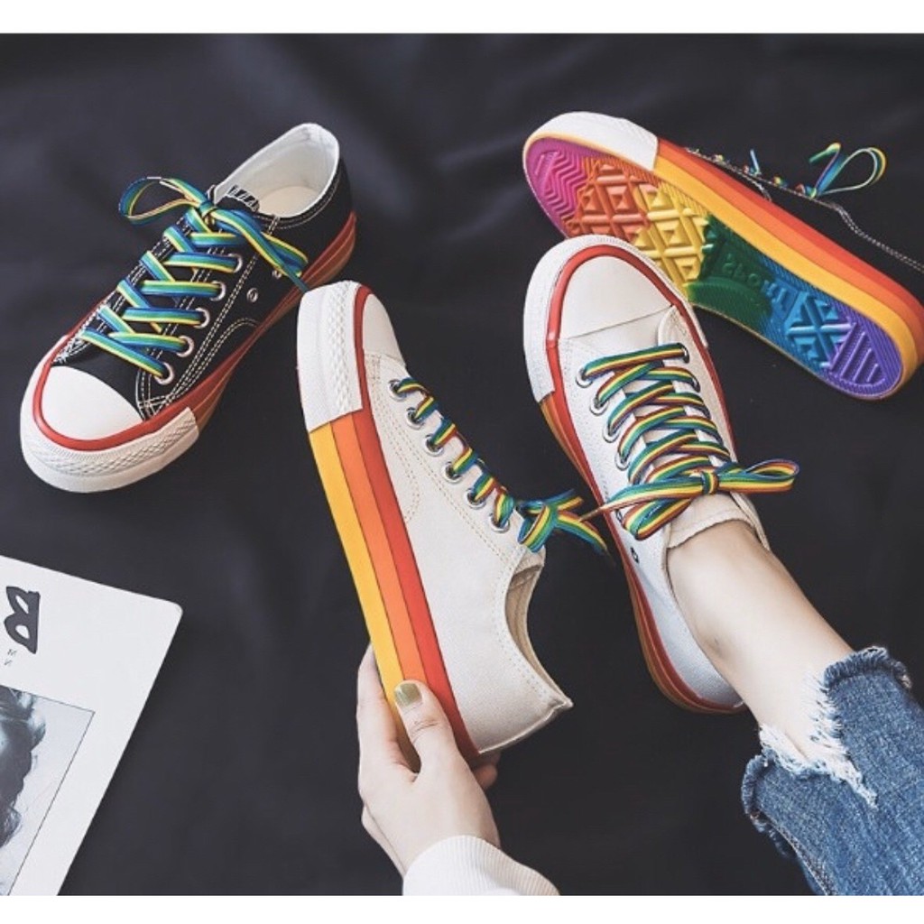 TT3_Giày thể thao nữ đế ngũ sắc cá tính | BigBuy360 - bigbuy360.vn