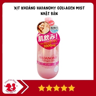 Xịt khoáng Hadanomy Collagen Mist NHẬT BẢN