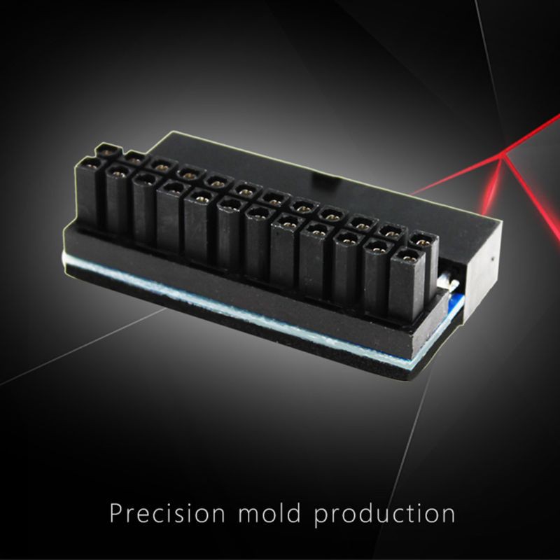 POWER 90 DEGREE Bo Mạch Chủ Chuyển Đổi Đầu Đực 24pin Sang Đầu Cắm 90 Độ 24pin | BigBuy360 - bigbuy360.vn