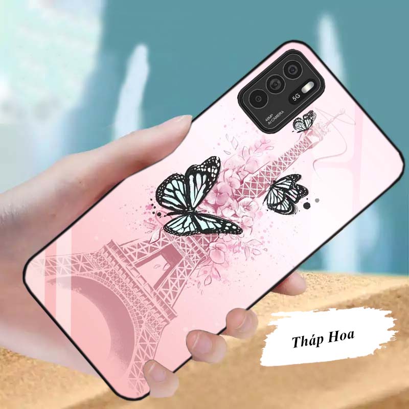 Ốp OPPO Reno 6, Reno 6Z, Reno 7 4G, Reno 7 5G , Reno 7z 5G Lưng Kính Cường Lực Cao Cấp Mới Nhất