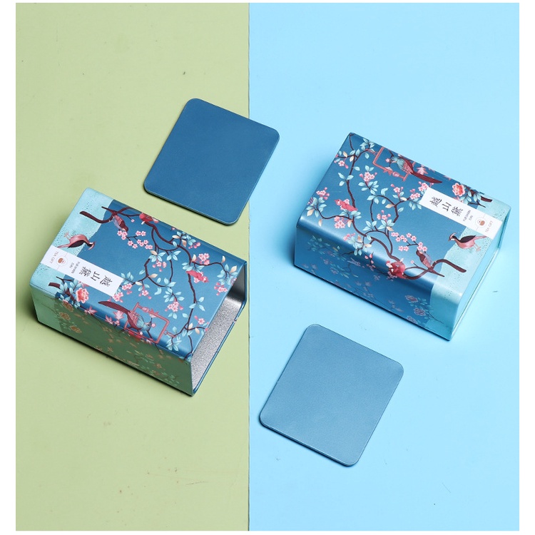 Trà búp khô đặc sản Tân Cương, Thái Nguyên kèm hộp đựng sắt đẹp - 100g