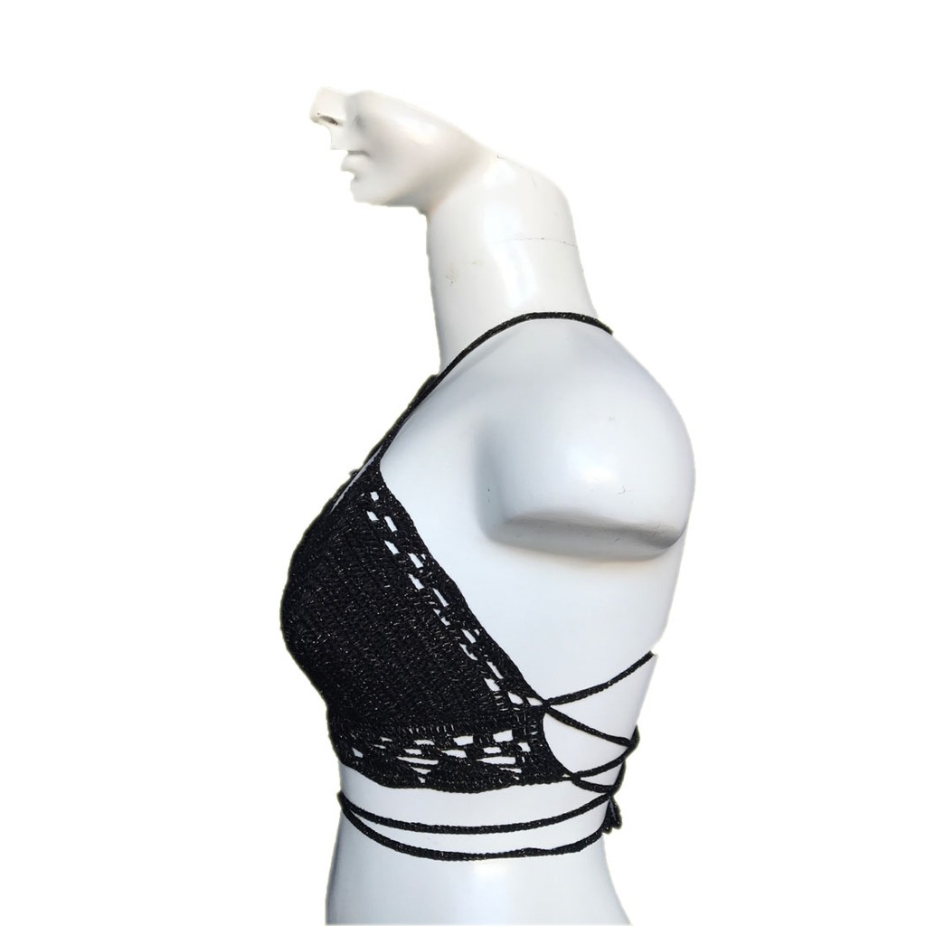 [FREE SHIP] Áo Bikini len móc handmade mặc được 2 kiểu