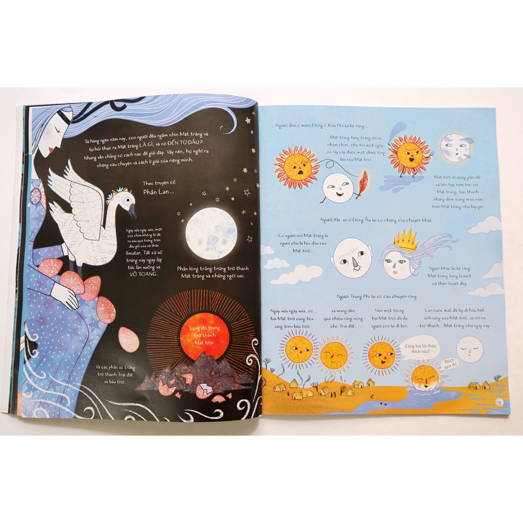 Sách cho bé - Mặt Trăng - Cùng khám phá câu chuyện về Mặt Trăng - Dành cho bé từ 3+