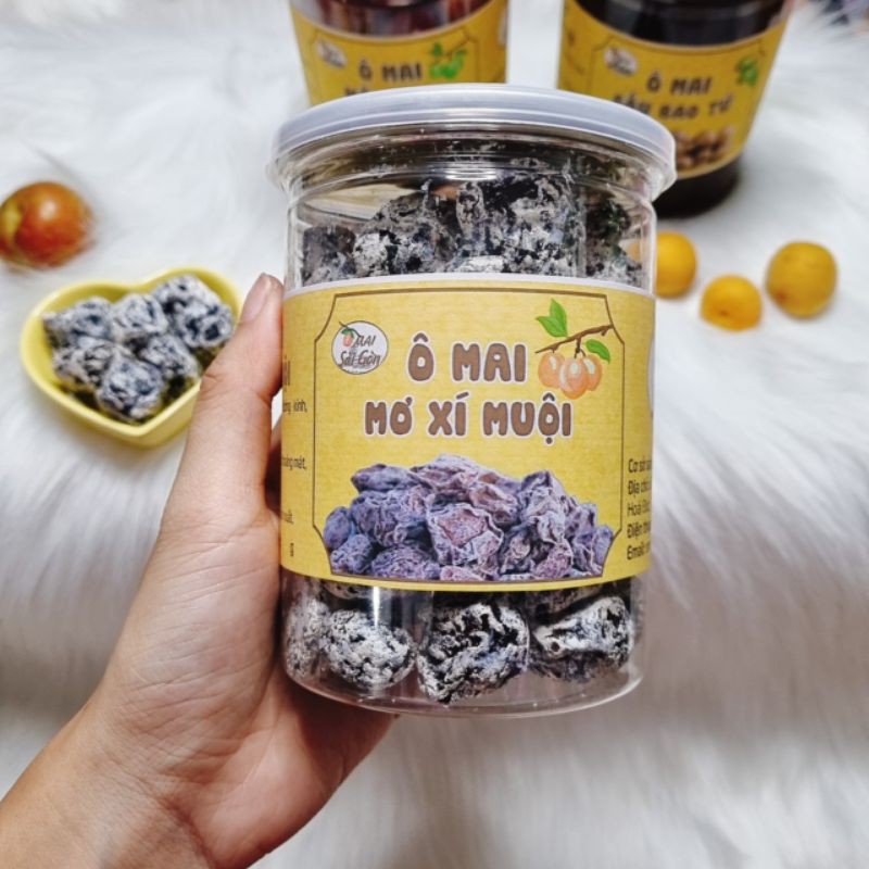 Xí Muội Mơ vị đặc biệt thơm ngon - đóng hộp 250gr, 400gr