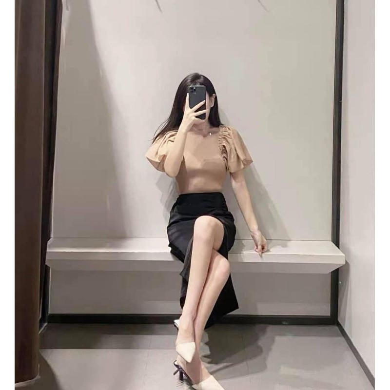 Áo Len tăm tay bồng ( ảnh + video quay thật 100%) | BigBuy360 - bigbuy360.vn