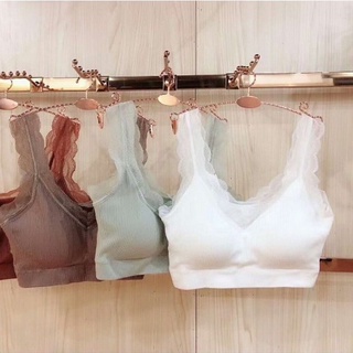 Áo Bara Croptop Ren Cực Xinh