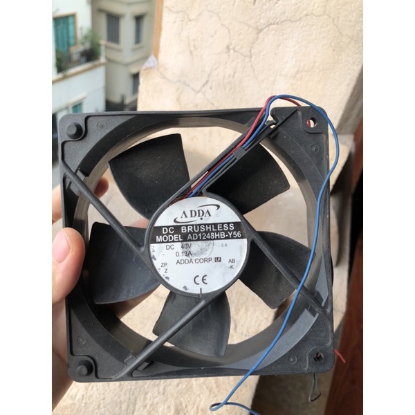 Fan 12cmx12cmx2,5cm dòng 40v-0.13A hút thổi mạnh