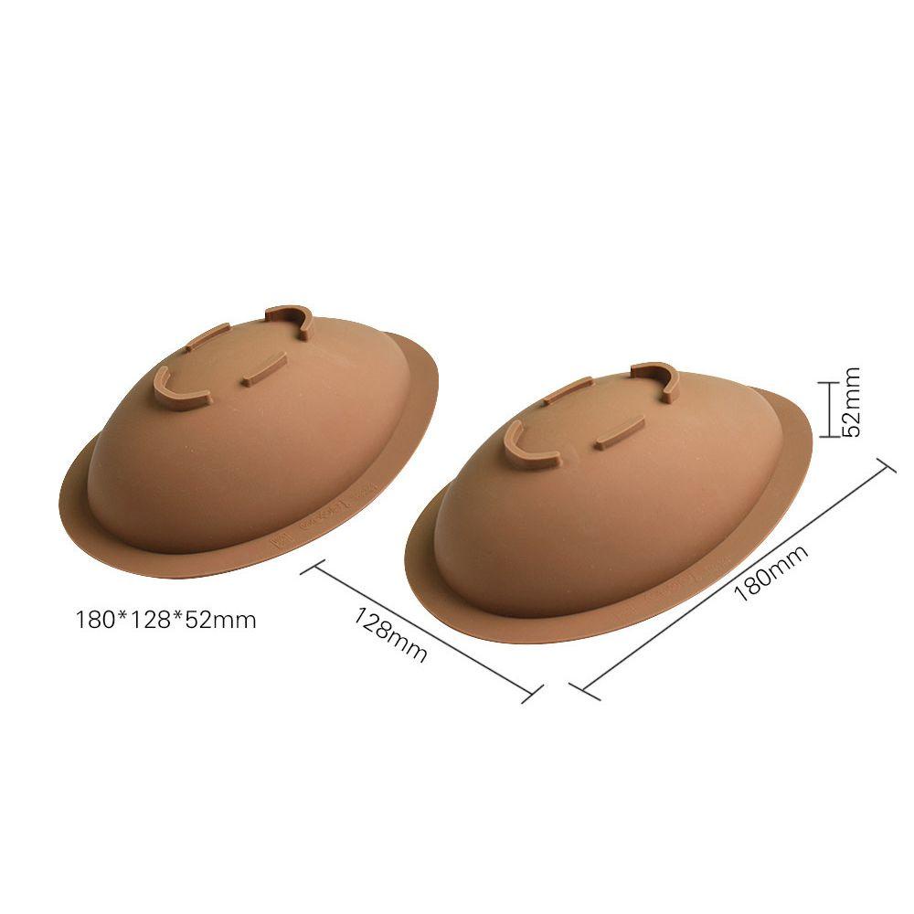 Khuôn Silicone Làm Bánh Khủng Long 2 Ngăn Tiện Dụng