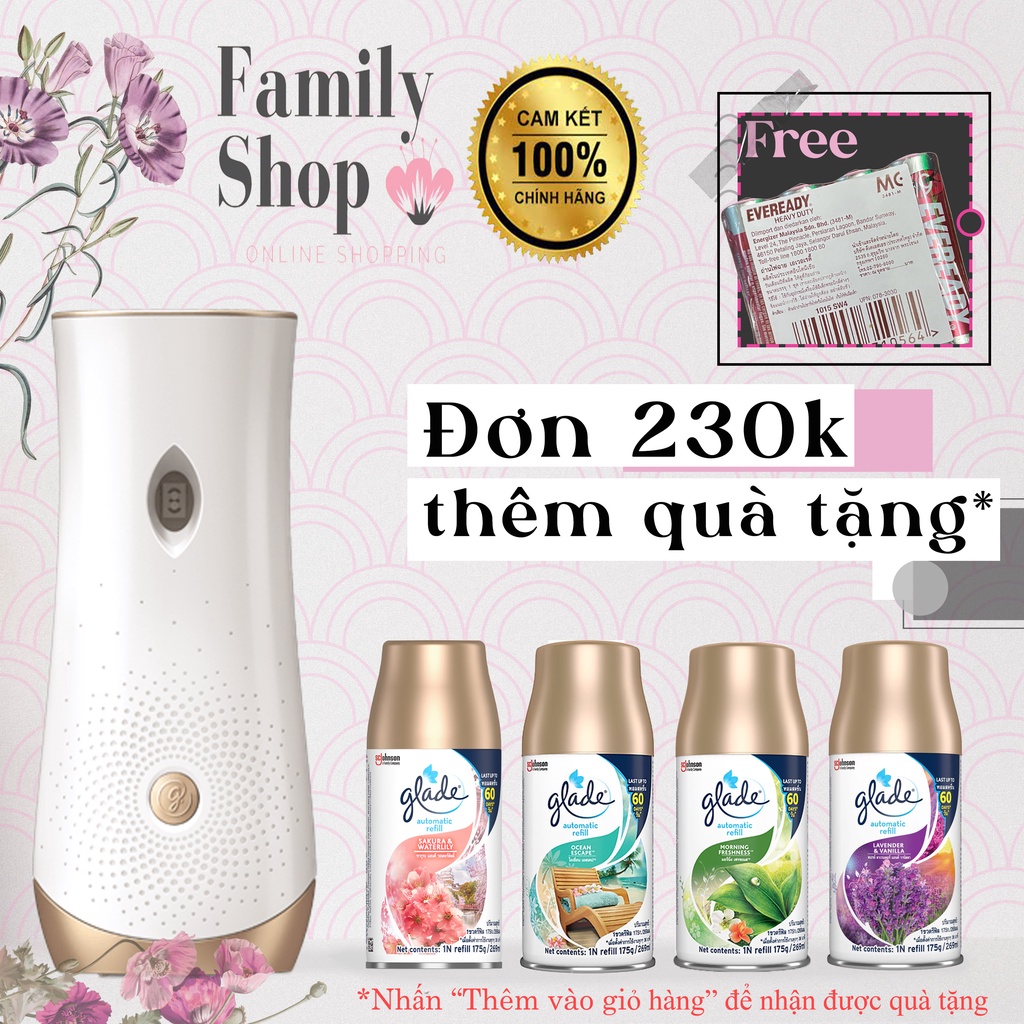 Glade Máy Xịt Thơm Phòng Tự Động.
