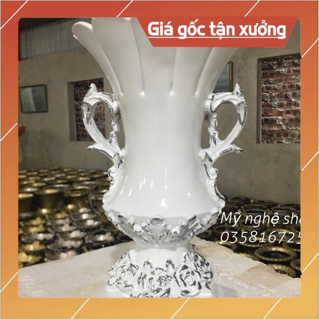 Bình hoa composite,Mỹ nghệ shop, decor, trang trí, quà tặng sinh nhật, tân gia, bình hoa giả, cao cấp mã cúp 5 bao vỡ