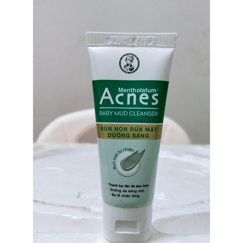 Combo 3 Tuýp Sữa rửa mặt Acnes bùn non dưỡng sáng da 25g