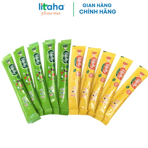 (Set 14 gói) CHẤT XƠ Bijelly + MULTIC Bijelly- Hàng chính hãng BIMIPharma gói 15g dạng Thạch