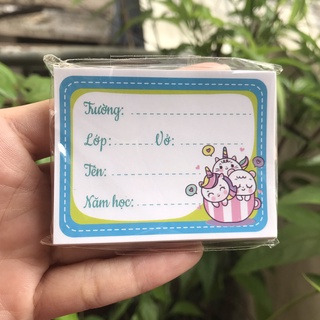 Tem dán nhãn học sinh - xấp 50 tờ