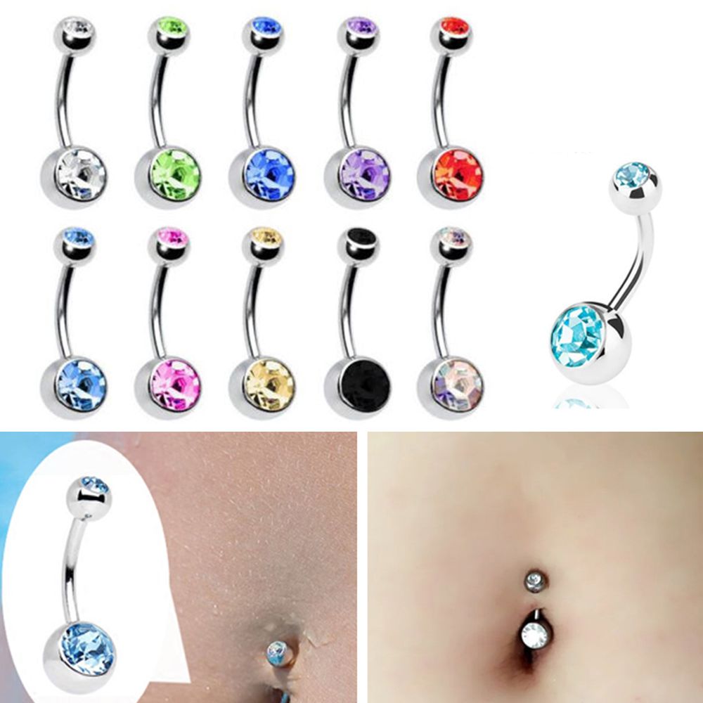 Set 12 Khuyên Rốn Sành Điệu Cho Nữ 12x316l