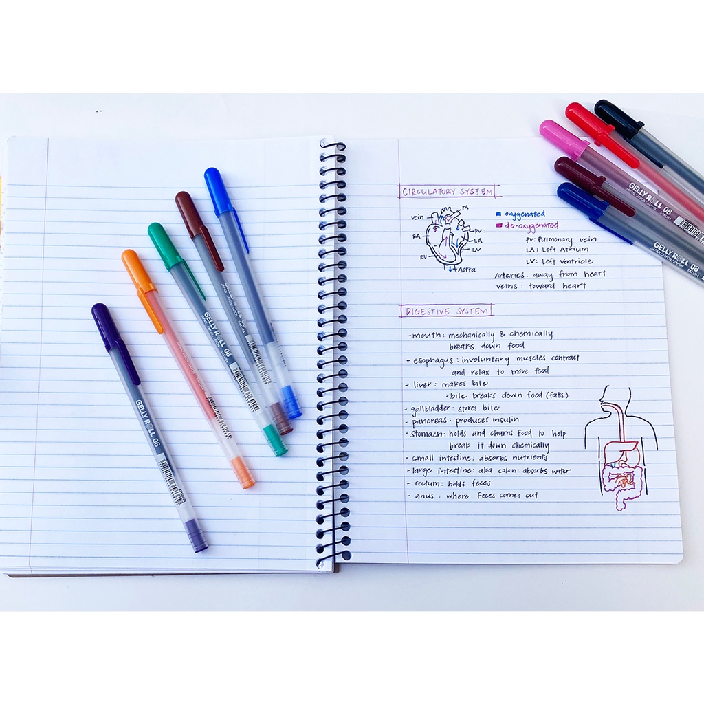 Bút bi Gel Sakura Gelly Roll Classic 06 Fine Point - Ngòi 0.3mm