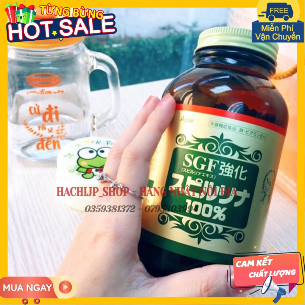 Hộp 1500V 1800V Tảo-xoắn Spirulina SGF dành cho ng tiểu-đường Nhật